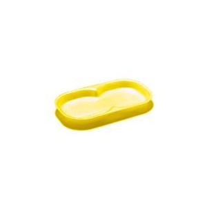 Vassoio cx 86 giallo mm223x125x18