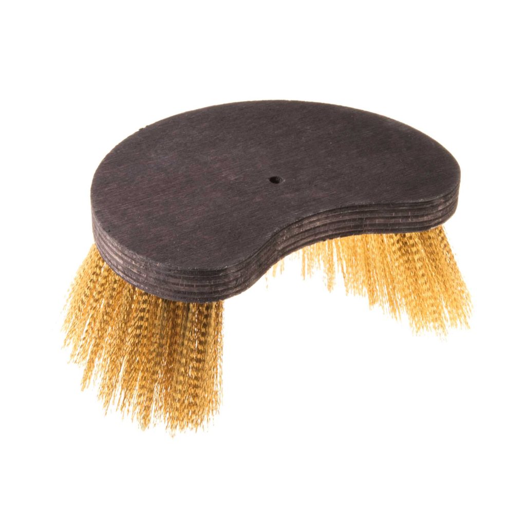 Ricambio spazzolone ottone mezzaluna