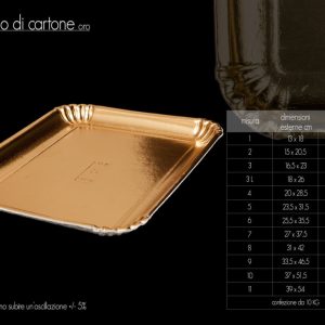 vassoio cartone mod.pasticceria